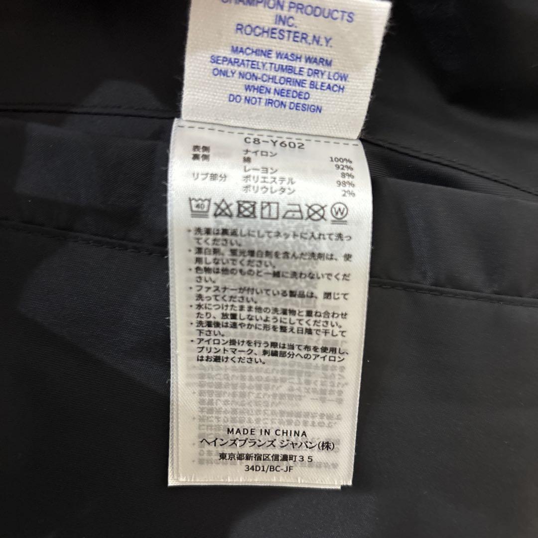 Champion フード付きナイロンジャケット チェック柄 Mサイズ