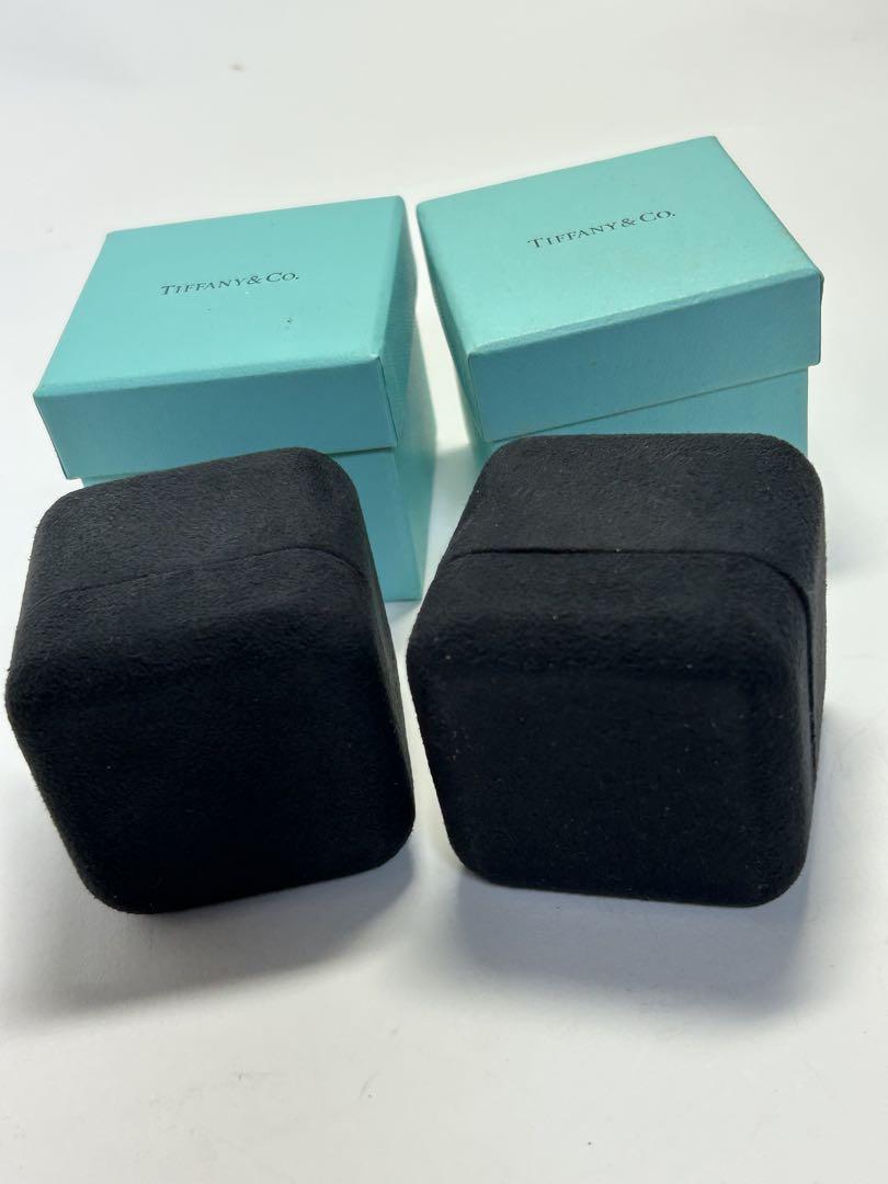 Tiffany & Co Authentic Genuine Double Ring Box With Original