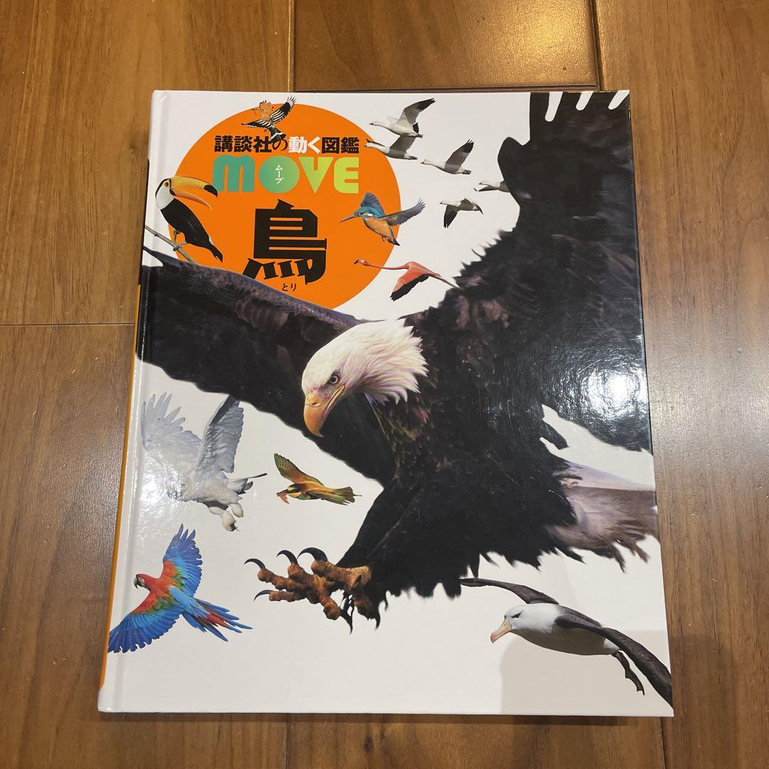 講談社 動く図鑑 MOVE 鳥 DVD 小学生 - メルカリ