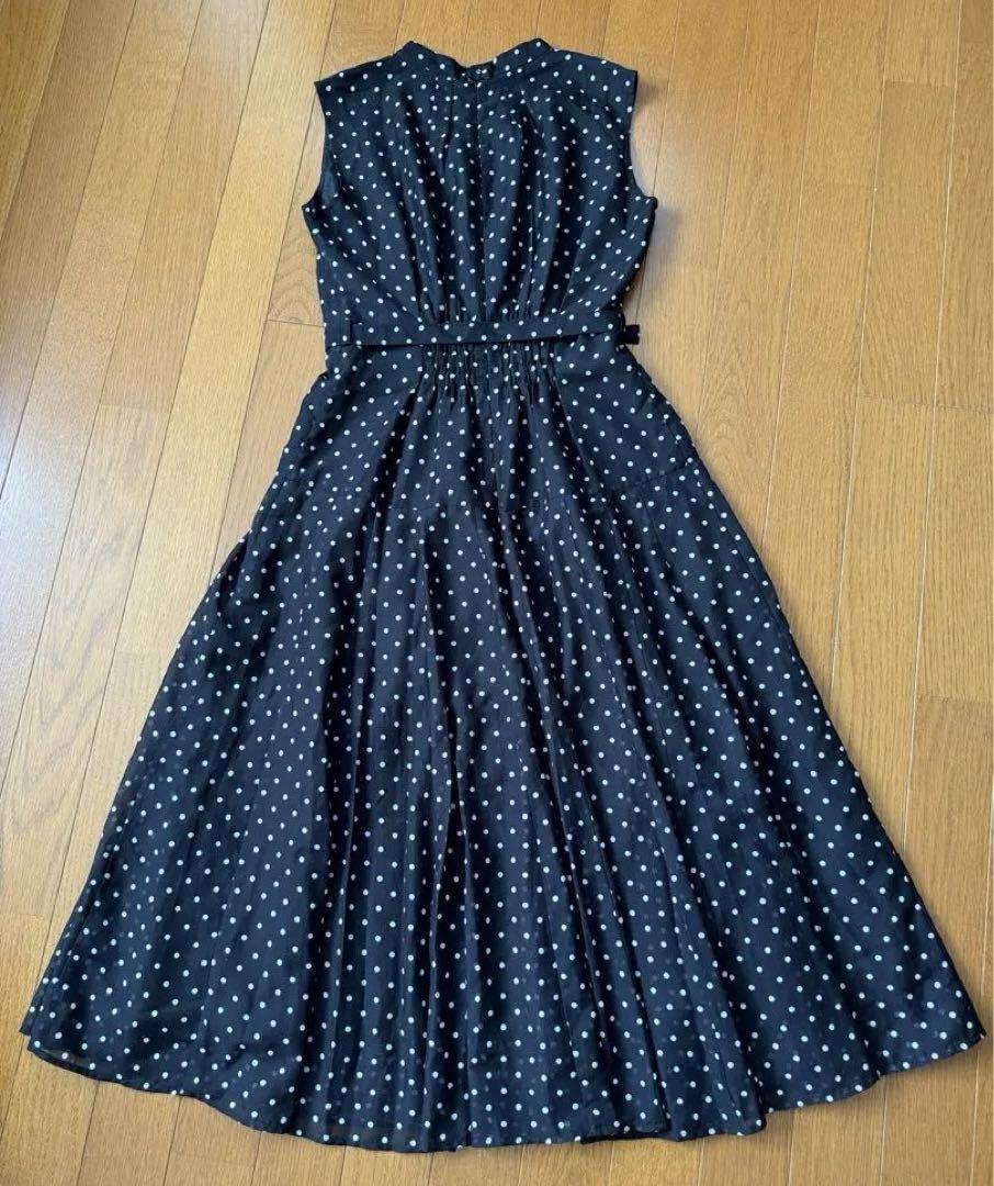 アプワイザーリッシェ ワンピース サイズ0 ドット 春夏秋　未使用に近い