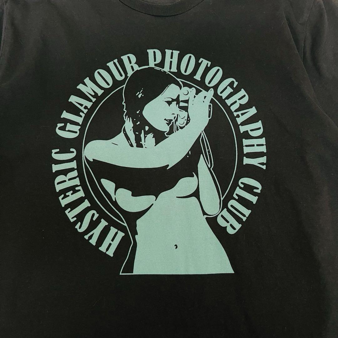 【希少♡美品】ヒステリックグラマー　ヒスガール　両面プリントＴシャツ　ブラック 希少】ヒステリックグラマー ヒスガール 両面プリント 【L