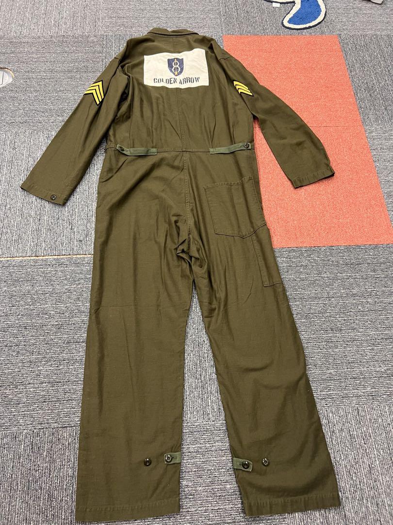 希少! 40s 米軍実物K-1フライトスーツ S-S 夏用つなぎ
