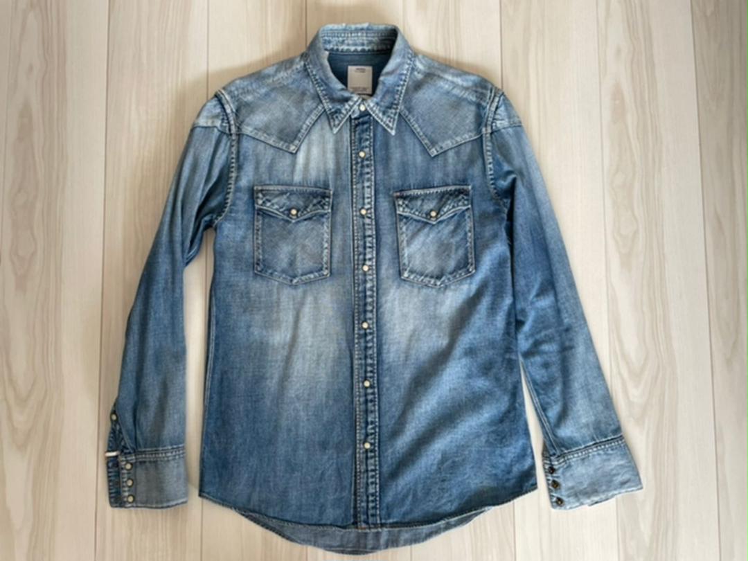 S高評価 Visvim Ss Four Corners Shirt Damaged シャツ メンズ S 11 269 Www Bsatroop101ma Org
