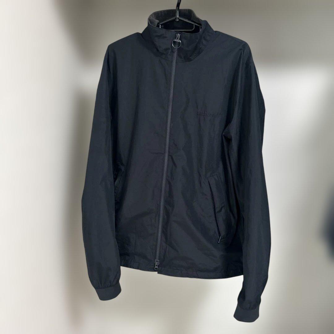 Barbour ブラック ナイロンジャケットXL LL Barbour