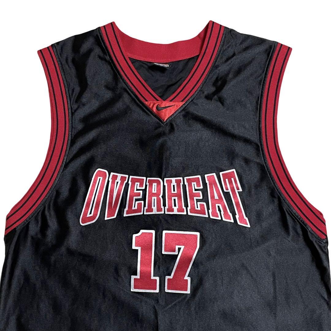 美品 NIKE TEAM ナイキ ゲームシャツ バスケ ブラック 3XL