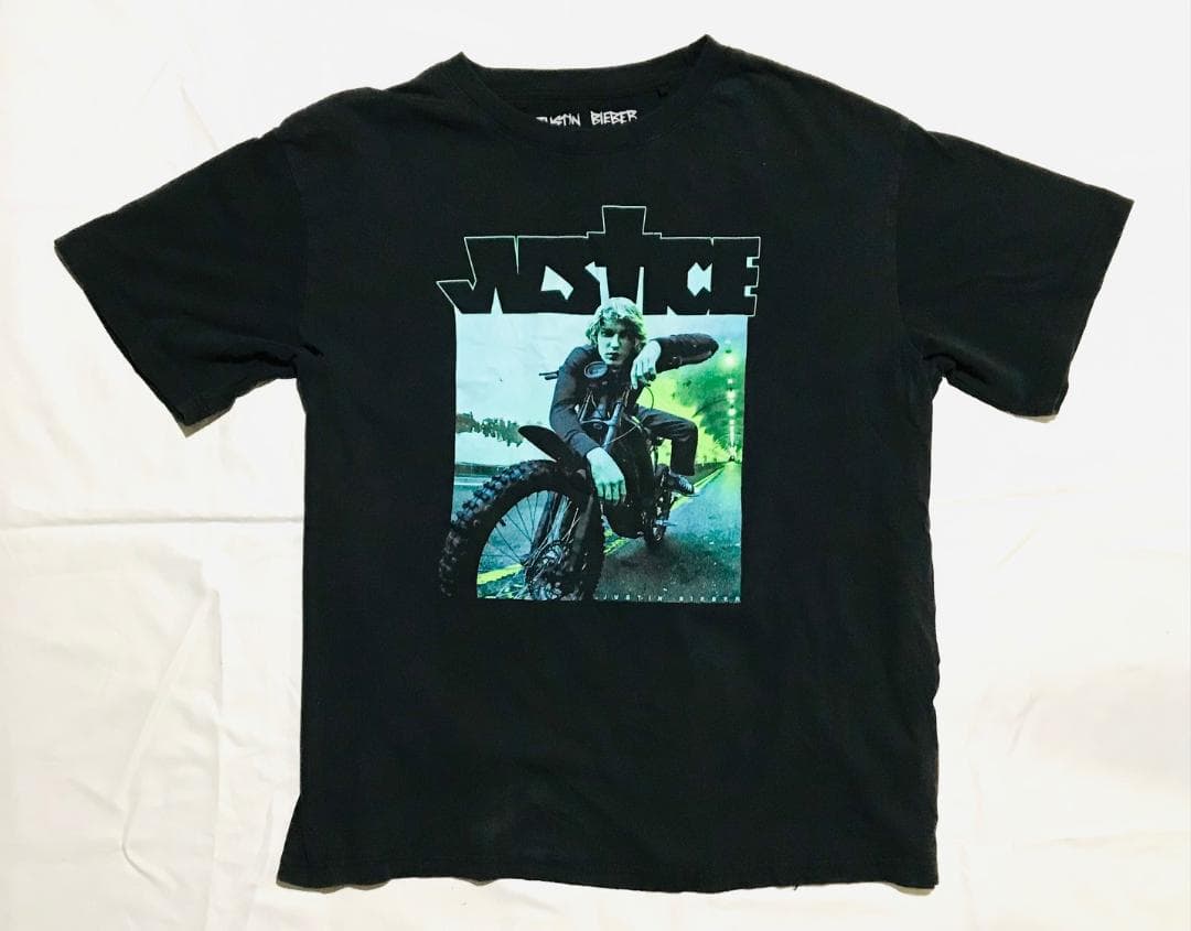 t*n様 ジャスティンビーバー JUSTICE TシャツL JUSTIN BIE