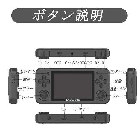 ANBERNIC RG351M 128G Black 新品未使用 GuBDK-m81092468687 国産定番