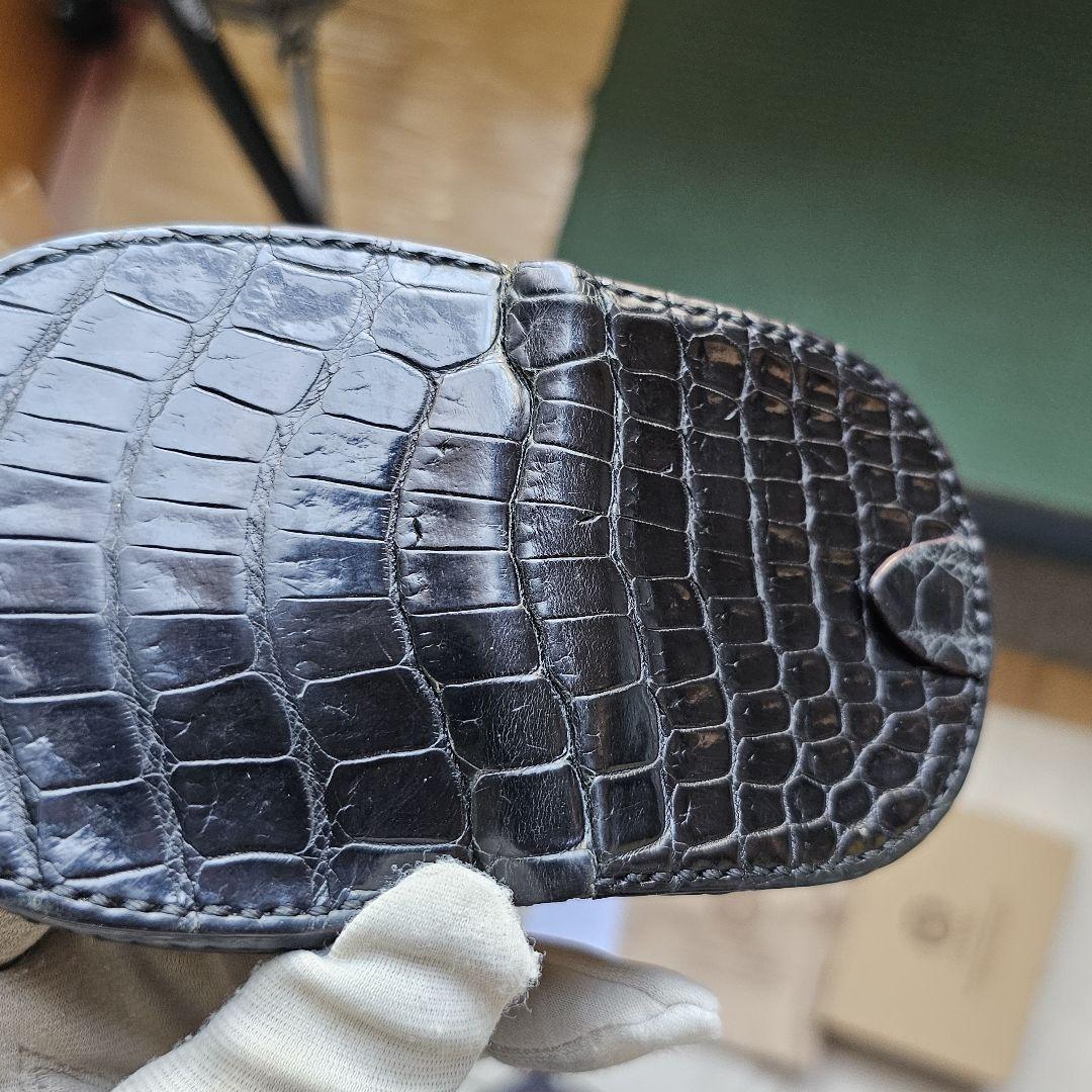 ガンゾ GANZO クロコダイル crocodile クロコ コインケース 馬蹄