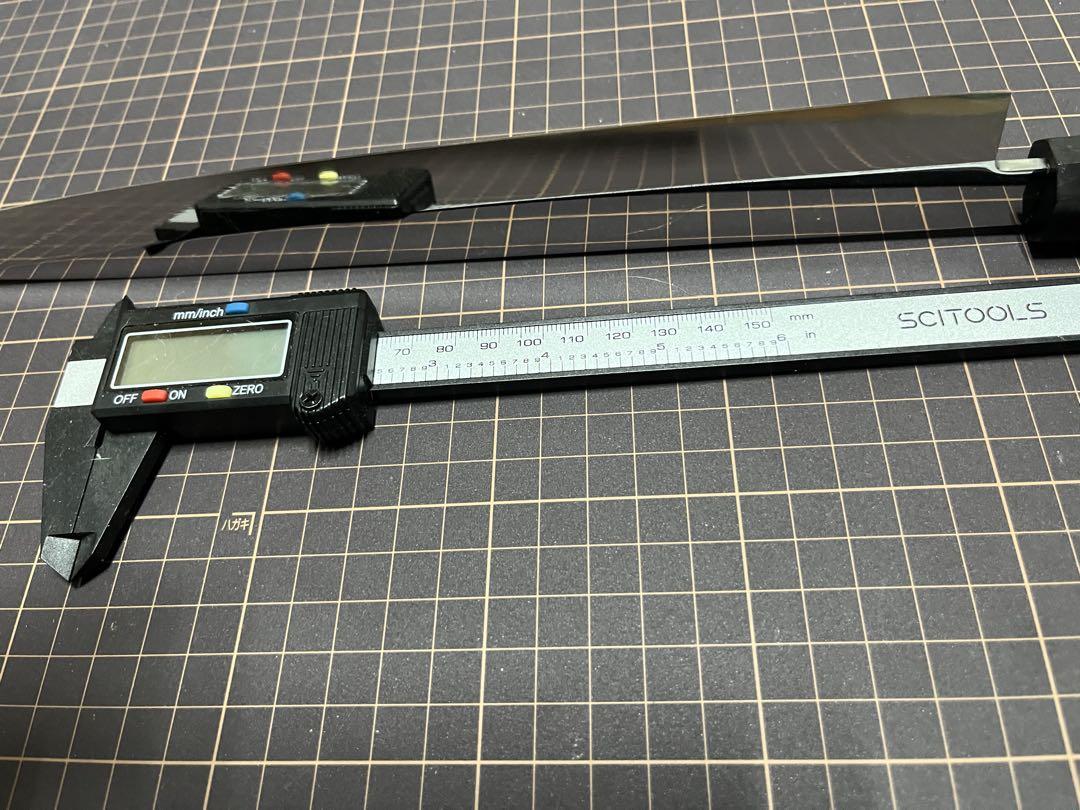 V10 V金10号 柳刃包丁 刺身包丁 鏡面 包丁 黒檀八角 尺 30cm 新品
