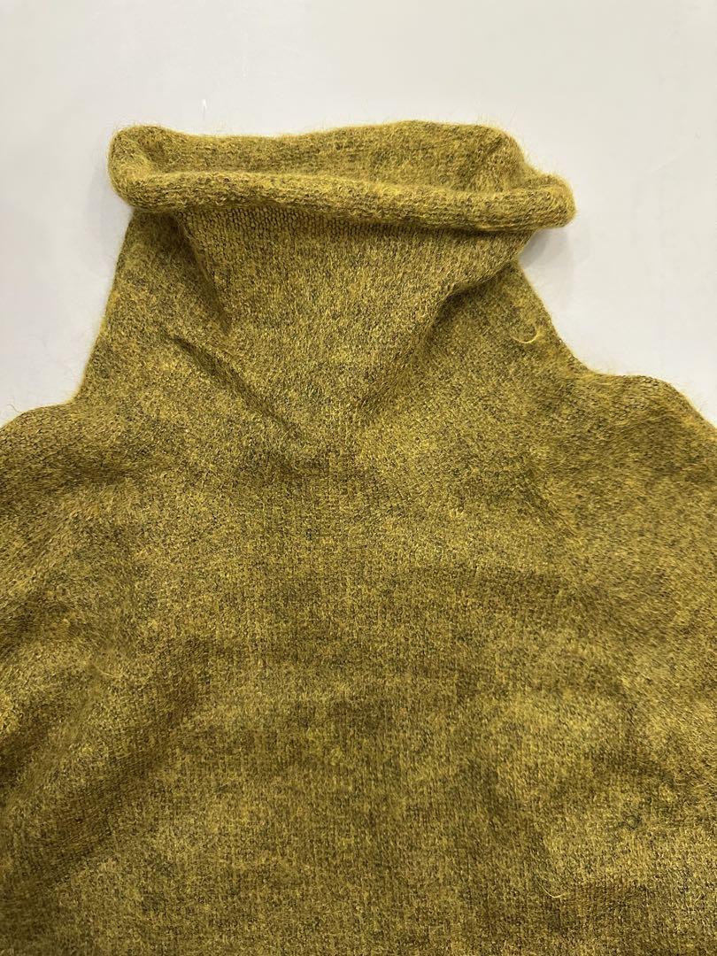 Yohji Yamamoto POUR HOMME モヘア×アルパカ×ウールタートル