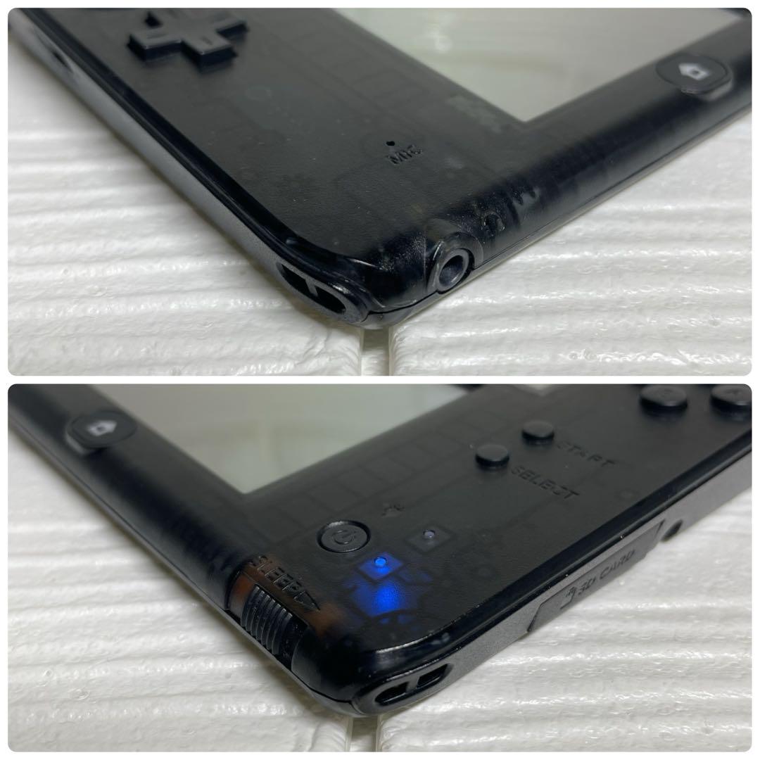 完品・動作良好】ニンテンドー 2DS クリアブラック 本体 任天堂