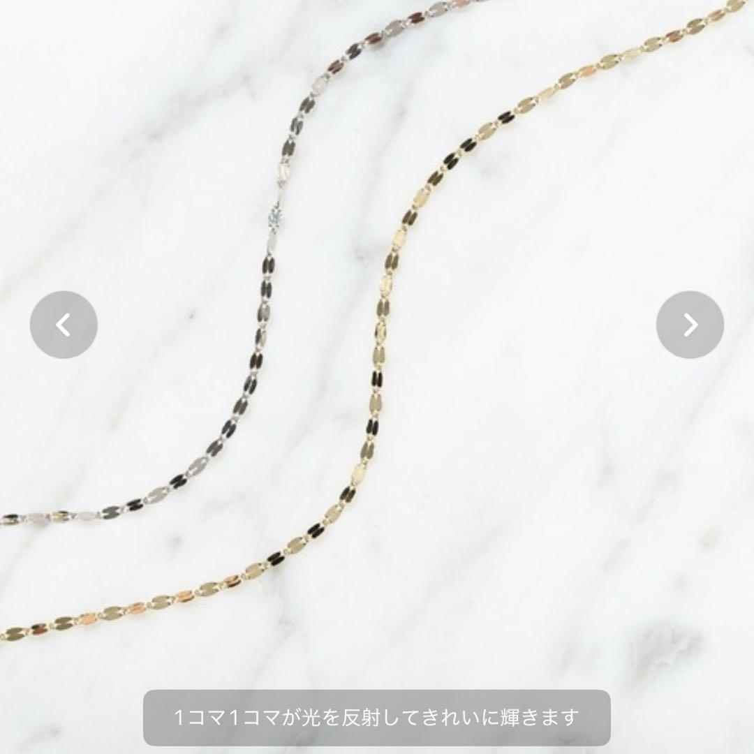 Jewel closet by L&Co. ネックレス K10フラワーエクレアチェーン
