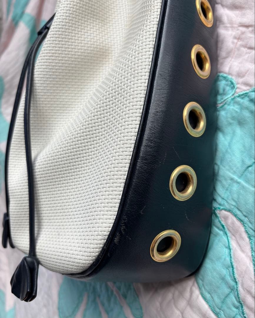 イブサンローラン レザー PVC ショルダーバッグ イブサンローラン レザー PVC ショルダーバッグ