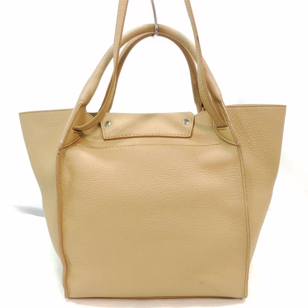 【美品】セリーヌ ビッグバッグ トートバッグ レザー ベルト ベージュ ギャラ付