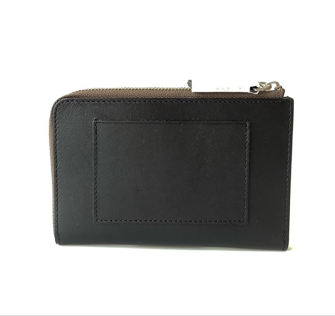 新品★マーガレットハウエル★チャリオットLファスナー折り財布★ブラック黒