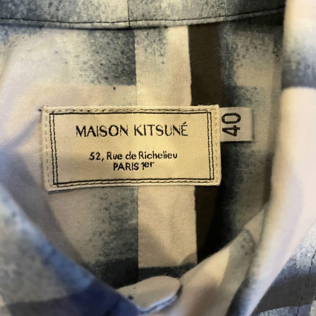 MAISON KITSUNE　メゾンキツネ　柄シャツ