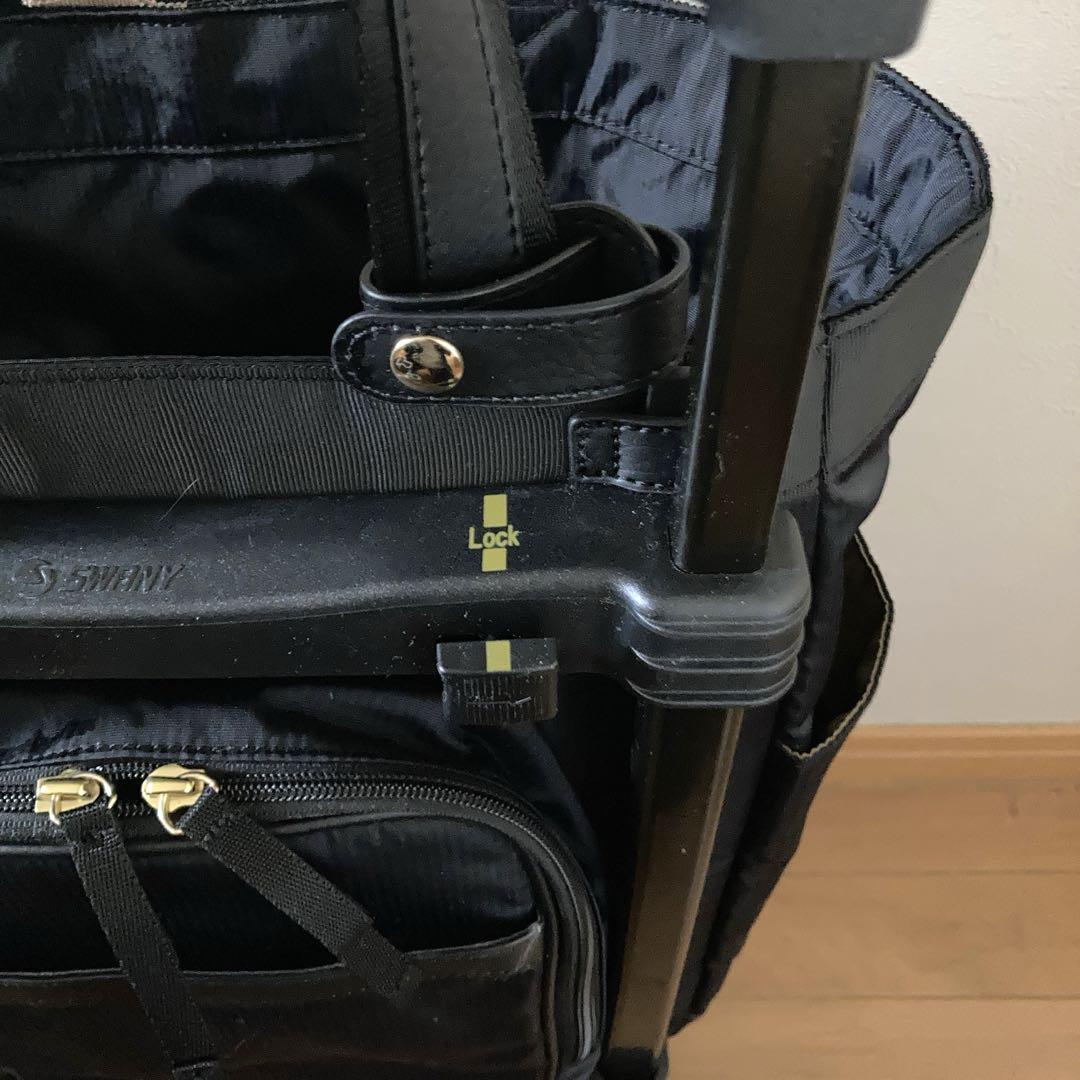 【未使用品】SWANY スワニーナイロン製 キャリーカート ストッパー付き