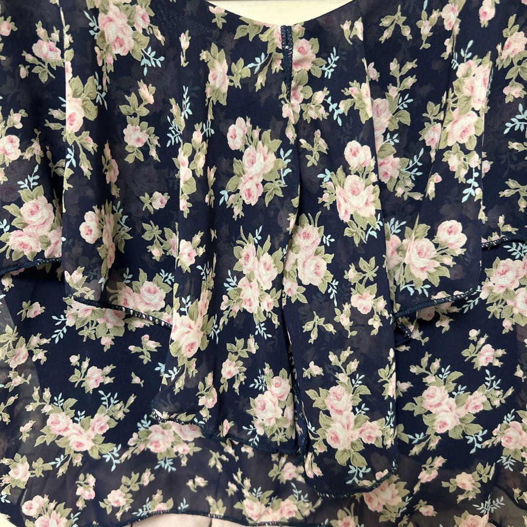 allamanda フラワープリント キャミソールワンピース 38 59