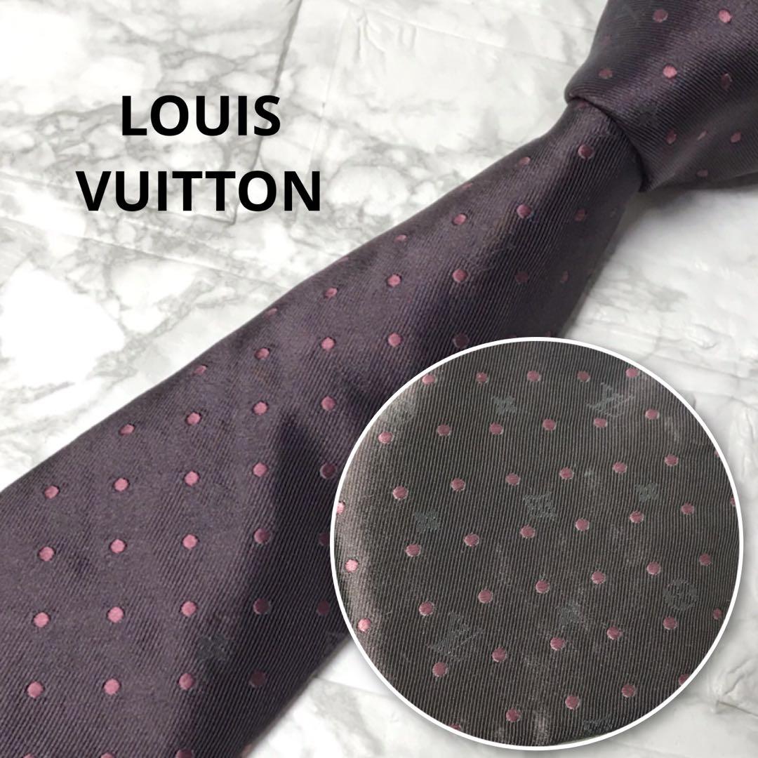 LOUISVUITTON ルイヴィトン ネクタイ　モノグラム　ドット