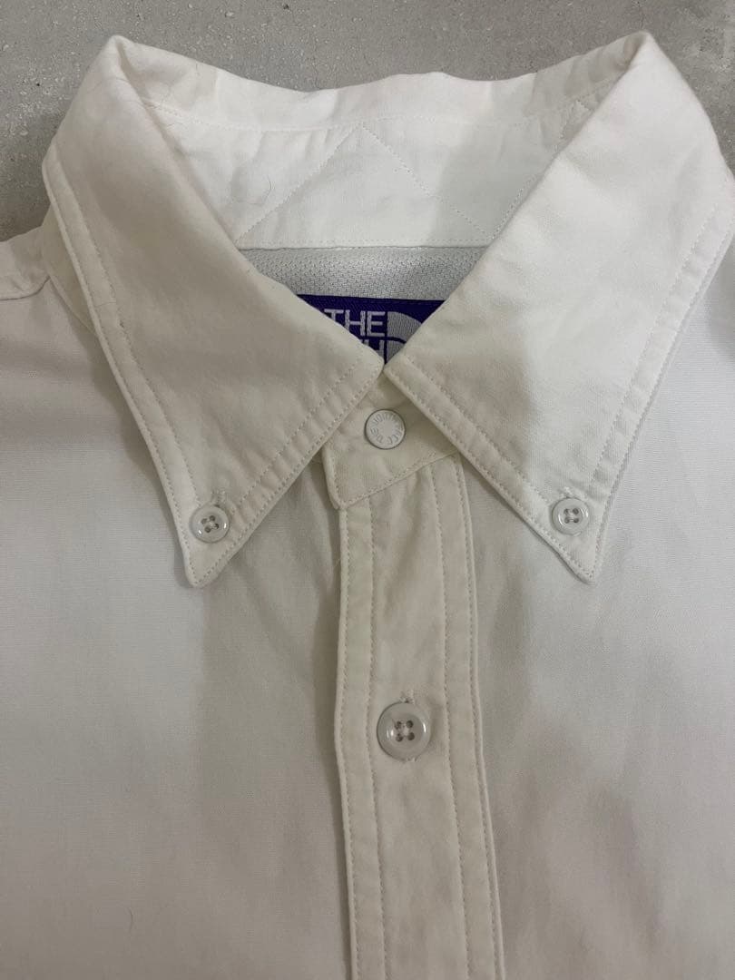 【M、白、1回着】ノースフェイス パープルレーベル ボタンダウンフィールドシャツ 【M、白、1回着】ノースフェイス パープルレーベル ボタンダウンフィールドシャツ