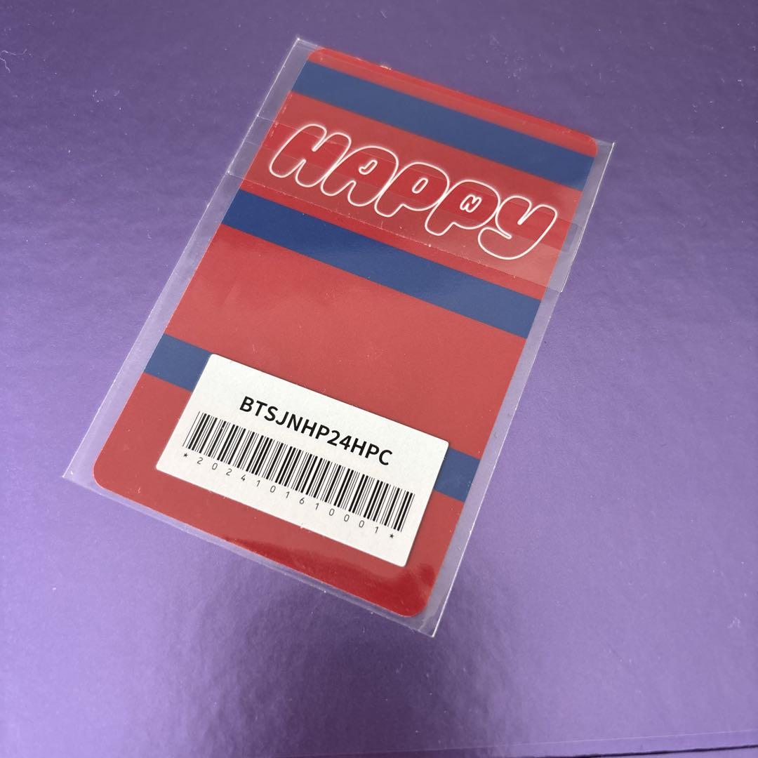 防弾少年団(BTS) - 1種 Weverse Happy リリース記念追加特典 未公開セルフィートレカ BTS | Jin (BTS) 'Happy' (Weverse Albums ver.)