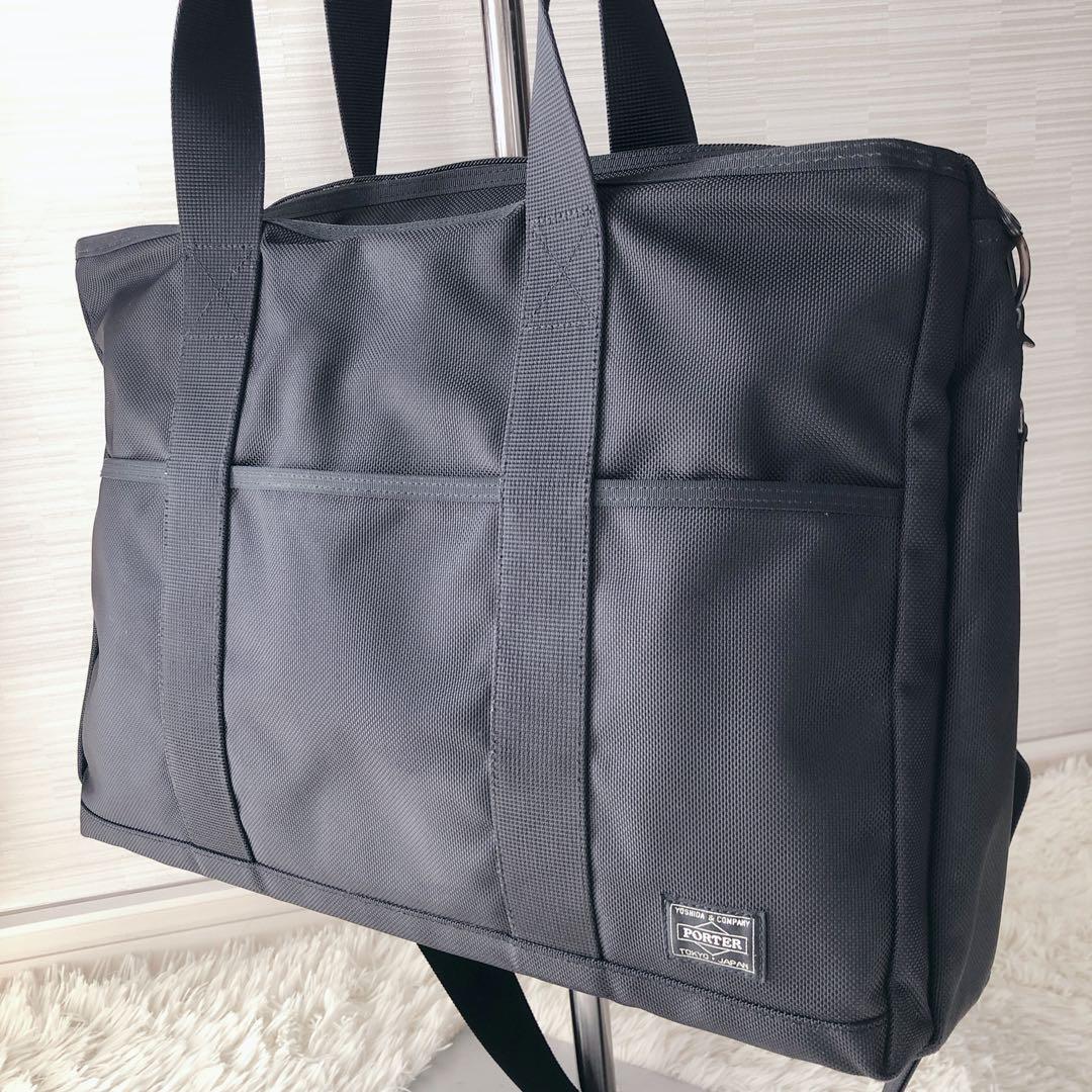美品✨ポーター ステージ 3WAYトートバッグ ビジネスバッグ A4 通勤出張