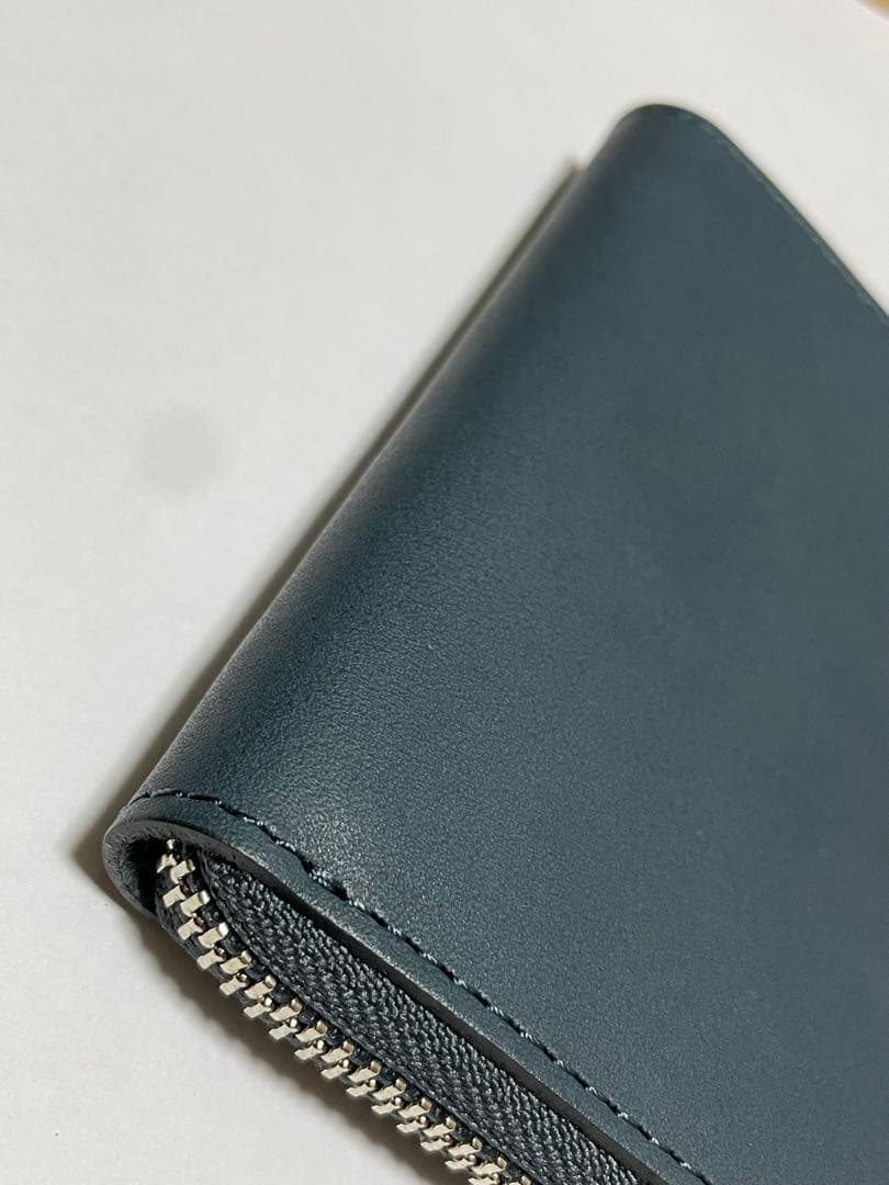 土屋鞄 ハンディLファスナー ヴィンテージワックスレザー デニムブルー 財布 土屋鞄 ハンディLファスナー ヴィンテージワックスレザー デニムブルー 財布