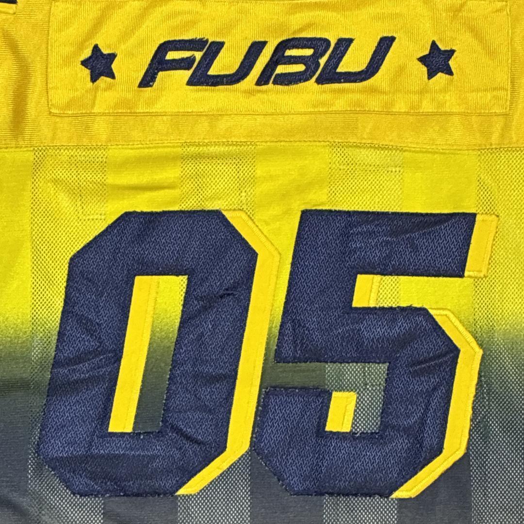 FUBU フブ 両面刺繍 3XL ゲームシャツ ユニフォーム 古着 ヒップ