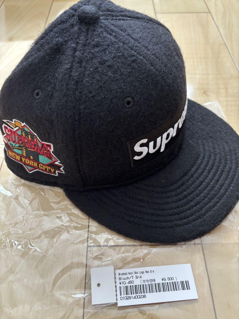 24aw supreme Brushed Wool Box Logo Cap