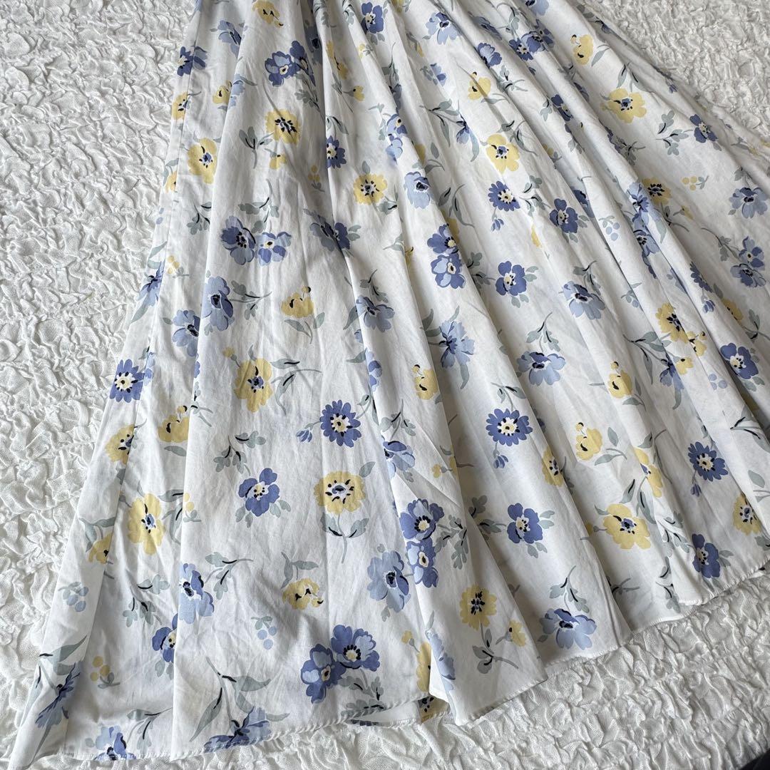 LAURA ASHLEY ローラアシュレイ ノースリーブ ロングワンピース