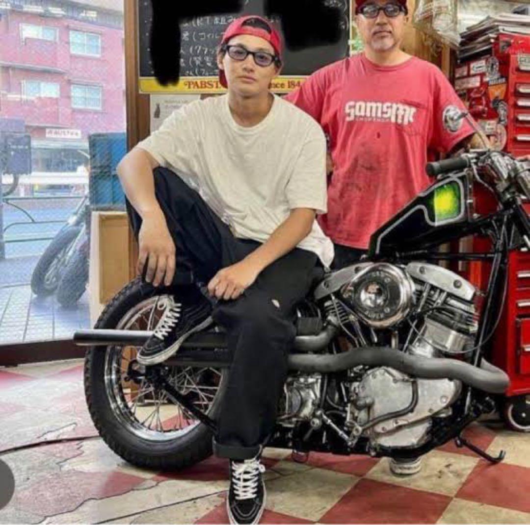 SAMS BIKER SHADES クリア メガネ 野村周平