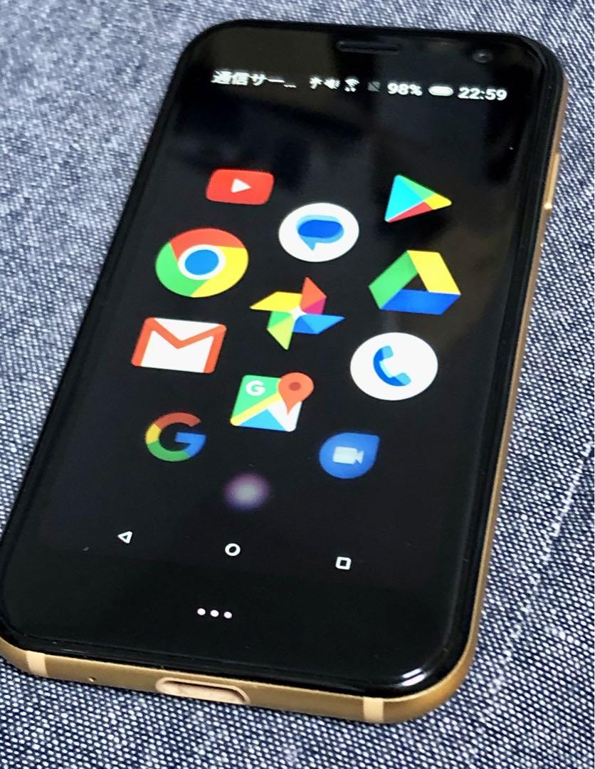 Palm Phone gold SIMフリー本体＋付属品一式と予備バッテリー