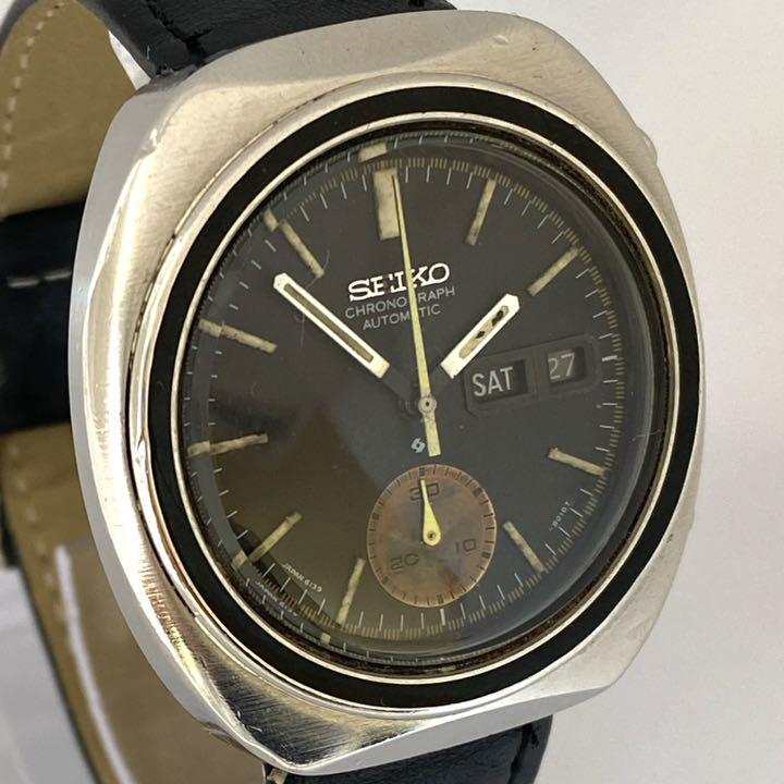 セール得価 SEIKO 自動巻き メンズ 腕時計 mOKkE-m81115618285 6139-8002 クロノグラフ 爆買い人気SALE