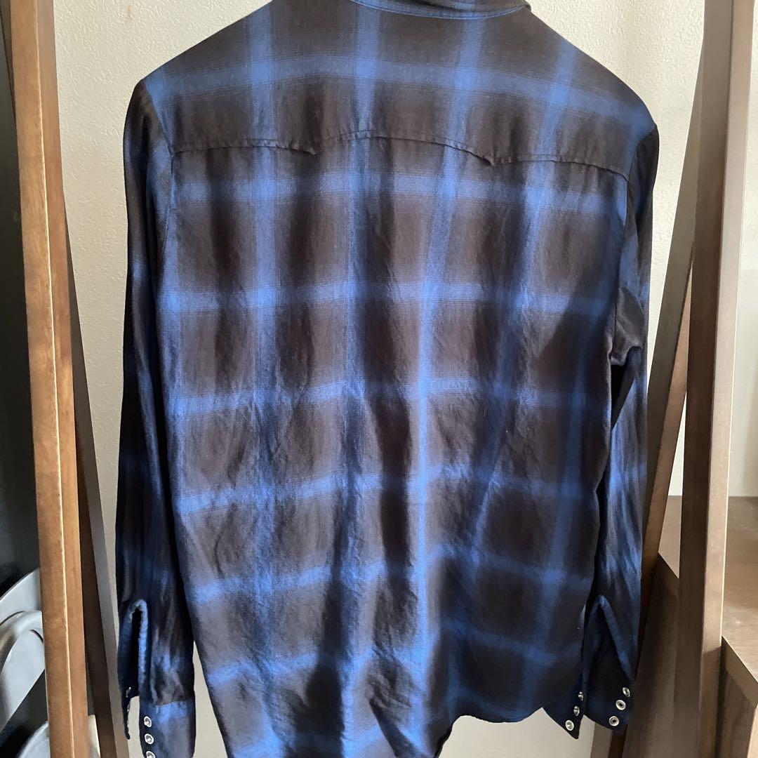 ラグスマックレガー オンブレチェックシャツ　木村拓哉　キムタク McGREGOR - ラグスマックレガー 木村拓哉着用 同型・同色 16AW