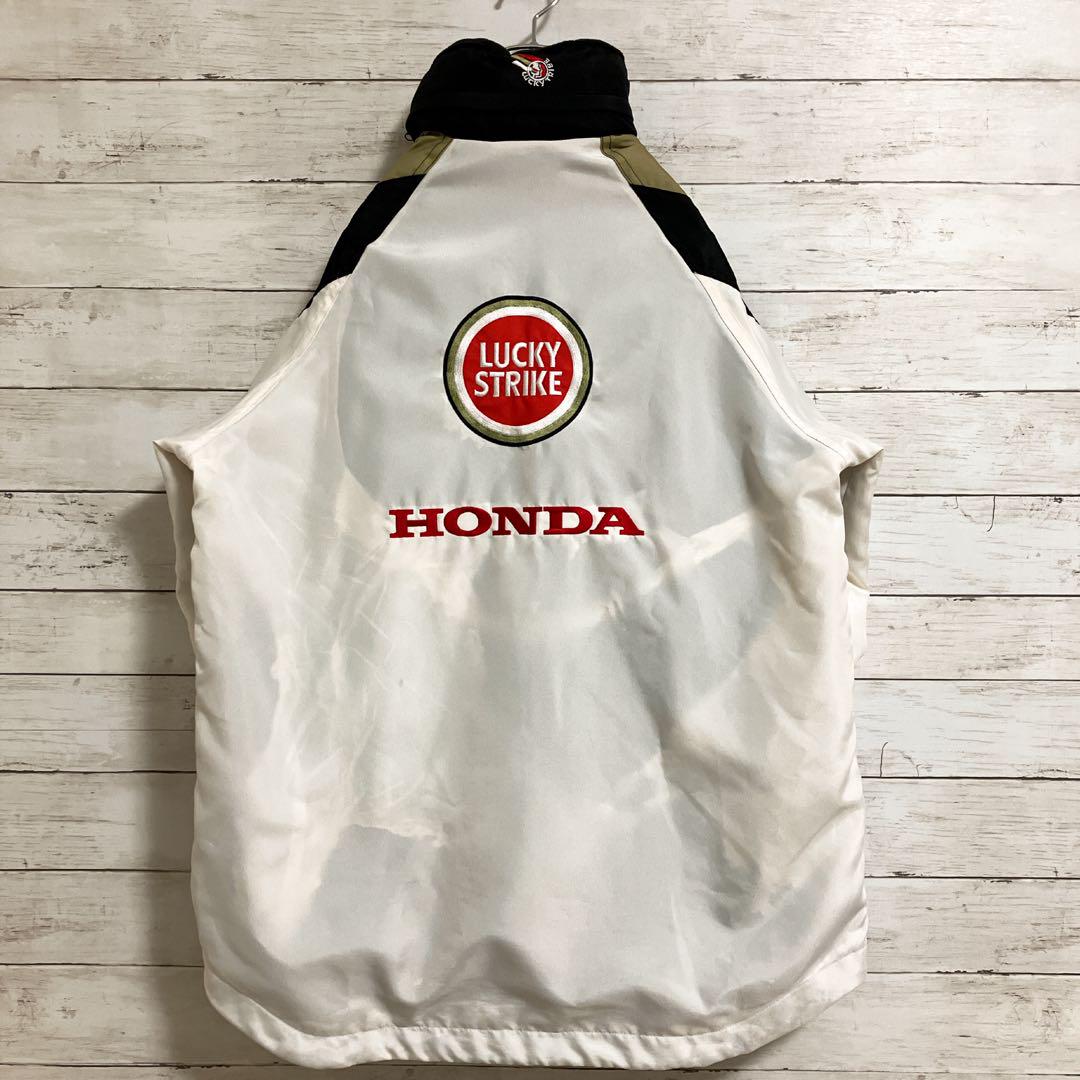 激レア》ホンダレーシング☆ナイロンジャケット M 刺繍ロゴ 希少 HONDA