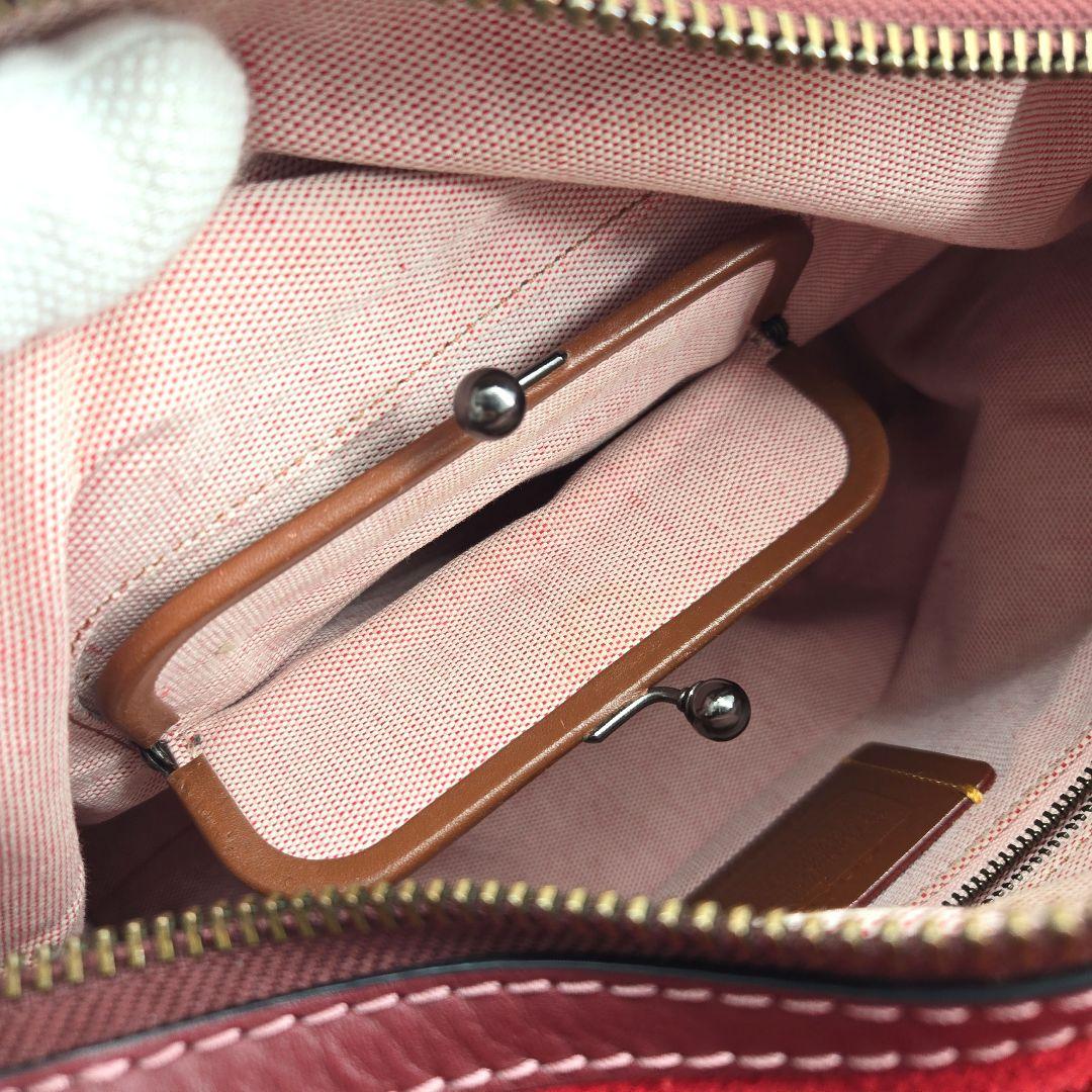 美品　COACH　コ－チ　ローグ30　プレーリーリベット　ハンドバッグ2way