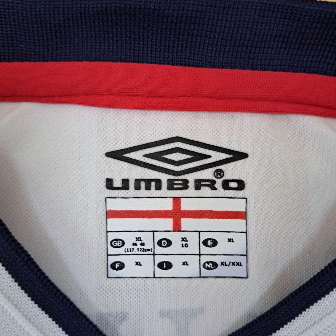 02日韓W杯 イングランド代表 ＃7　ベッカム　サイズＸＬ　新品未使用タグ付②