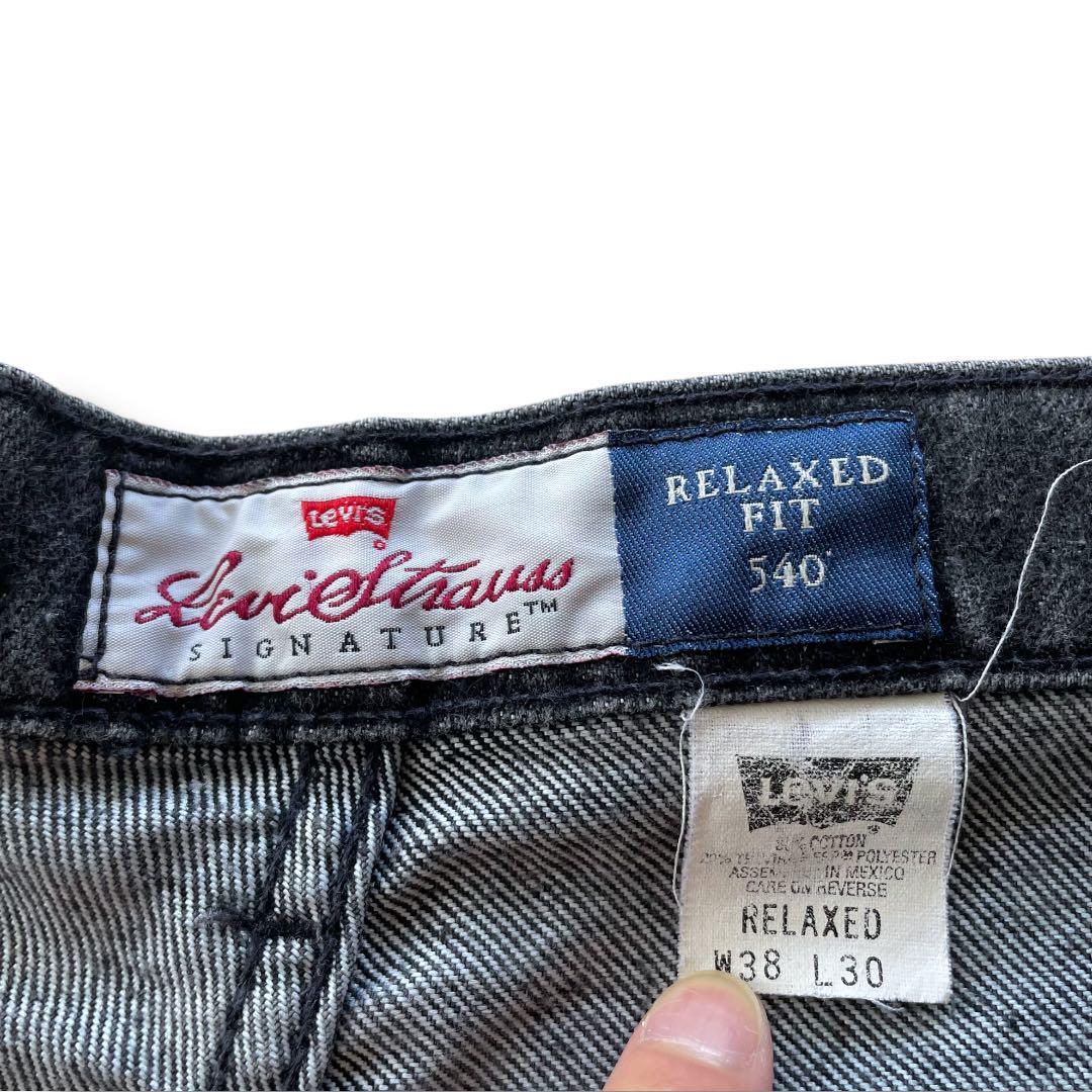 90s Levi's 540 リーバイス ブラックデニムパンツ メキシコ製