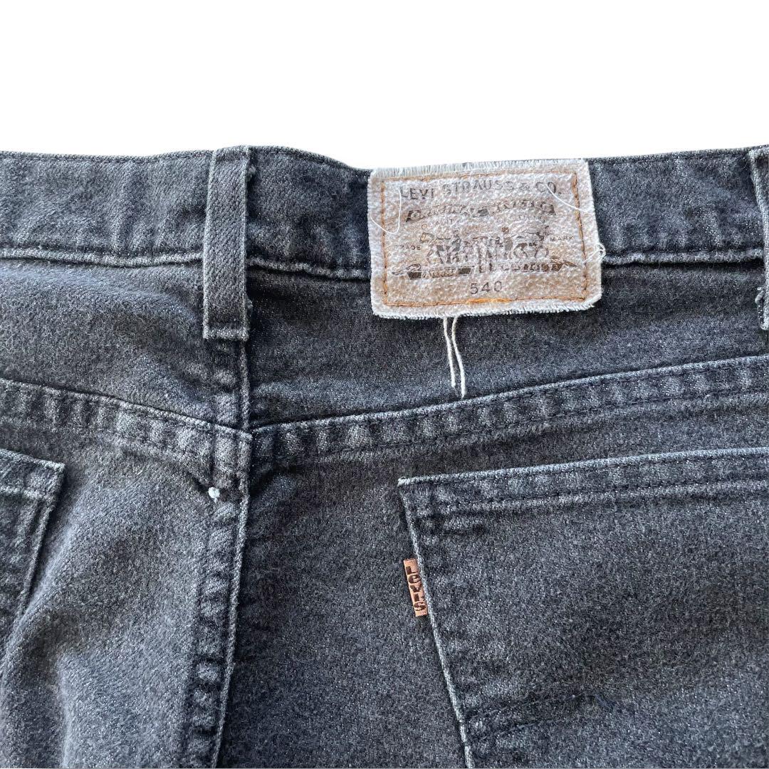 90s Levi's 540 リーバイス ブラックデニムパンツ メキシコ製