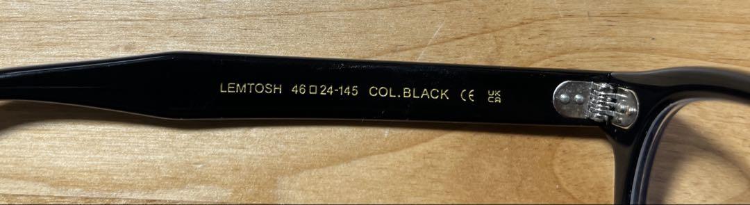 【MOSCOT】　LEMTOSH 46◽︎24-145 黒