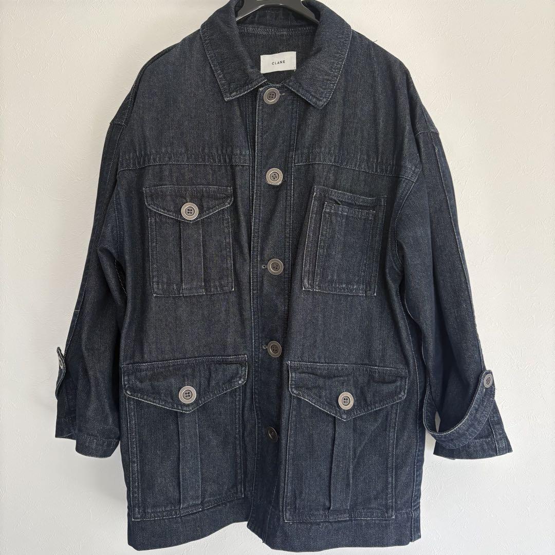 最大15%OFFクーポン CLANE インディゴデニムジャケット フリーサイズ ジャケット・アウター