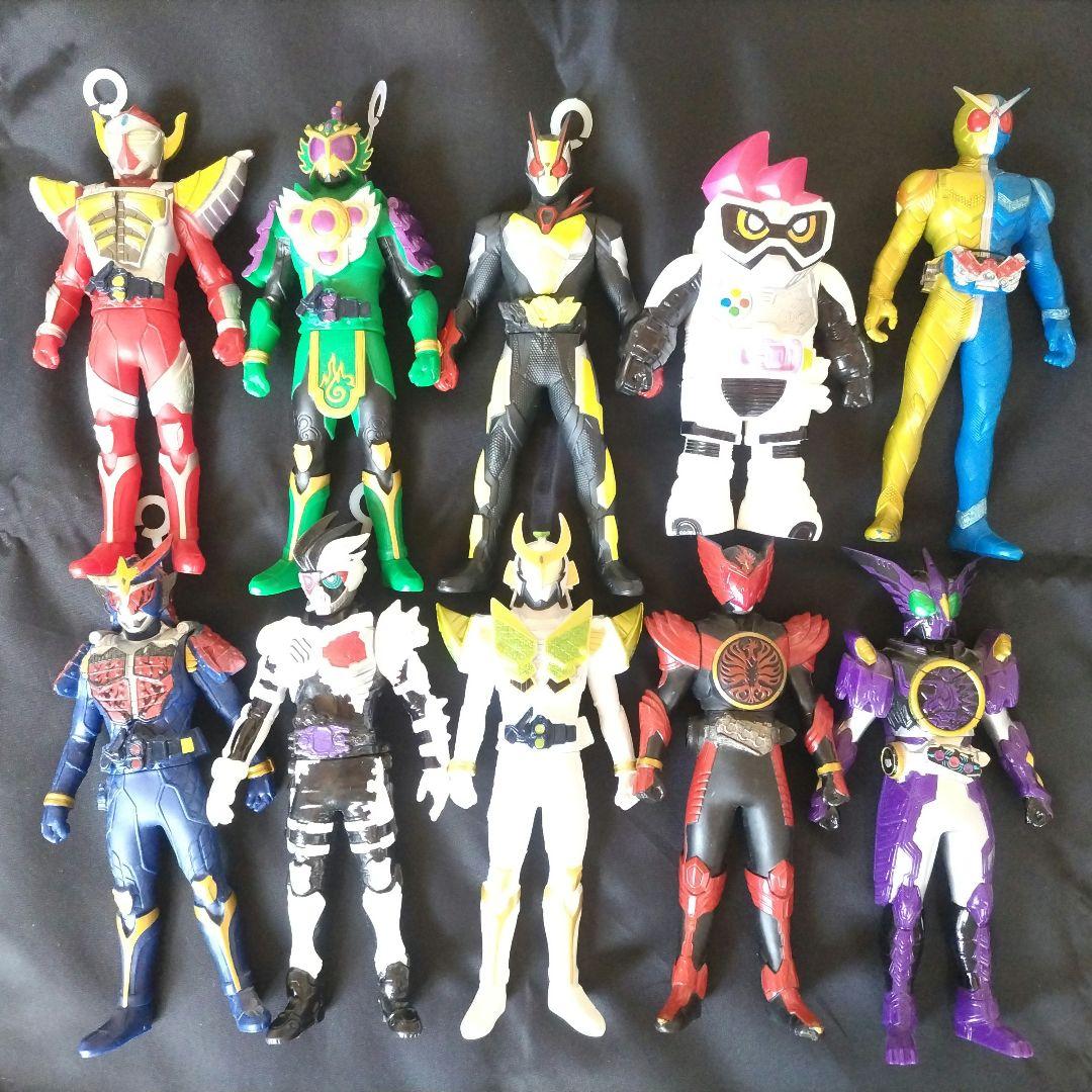 人気仮面ライダー 17cmソフビ10体まとめ売り - メルカリ
