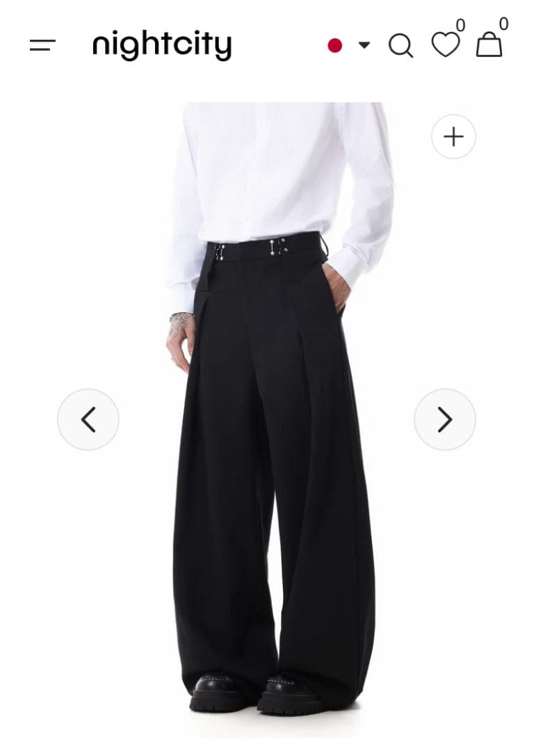 日本未上陸Nightcityclothing baggy pants スラックス