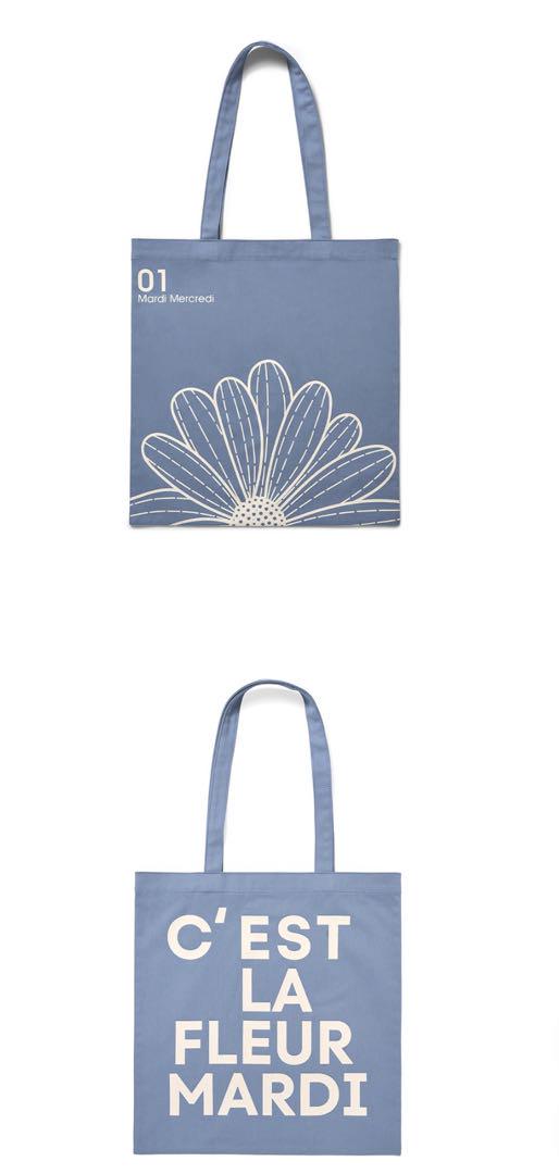 Mardi Mercredi 花柄トートバッグ　フラワープリント エコバッグ