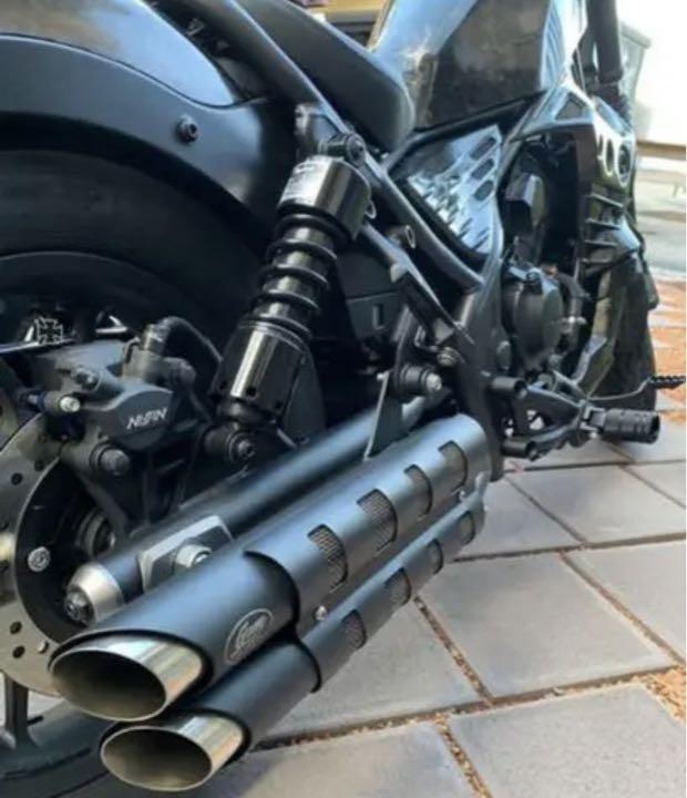 ホンダ 　レブル250－500用 マフラー Gem Speed製　V2