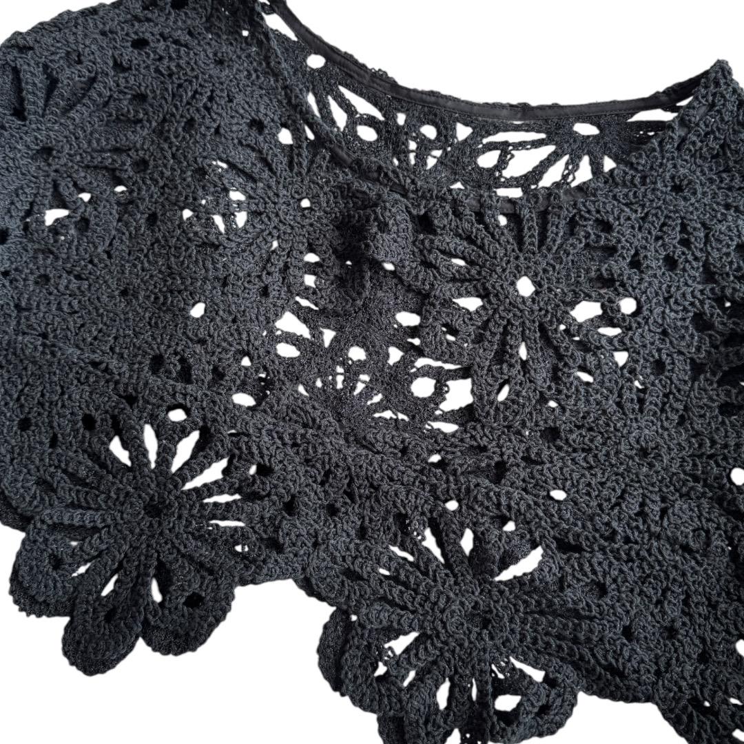 トップス AMERI MEDI FLOWER SAINT LACE TOP