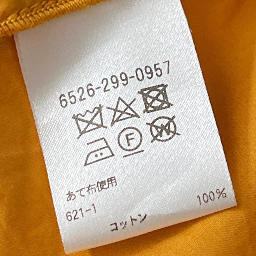 即納 美品 ゆったり♪ドゥロワー ワンピース オレンジ 38 M 定価7.4万 画像4