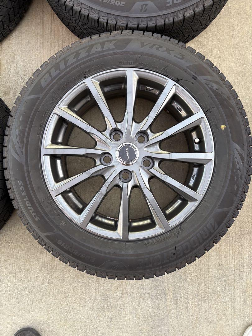 美品❗️ノアヴォクシー等 205/60R16 スタッドレスセット ブリヂストン