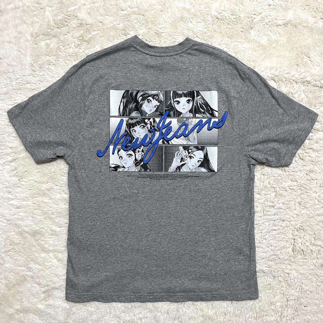 NewJeans NJ Get Up Tシャツ(MELANGE) グレー