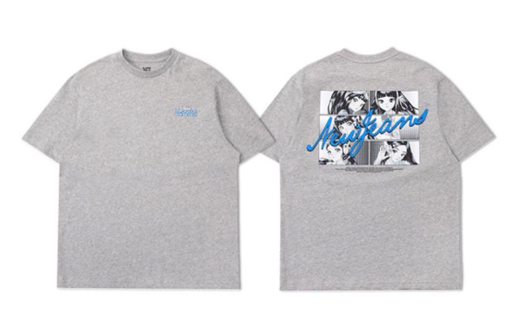NewJeans NJ Get Up Tシャツ(MELANGE) グレー